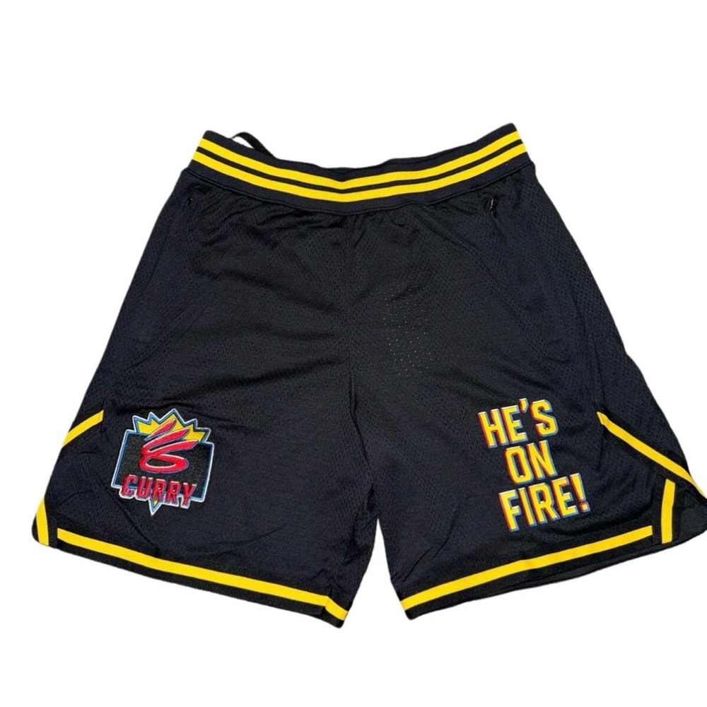 Under Armour Steph Curry He's on Fire $90 Basketball Shorts size Men's 2XLARGE